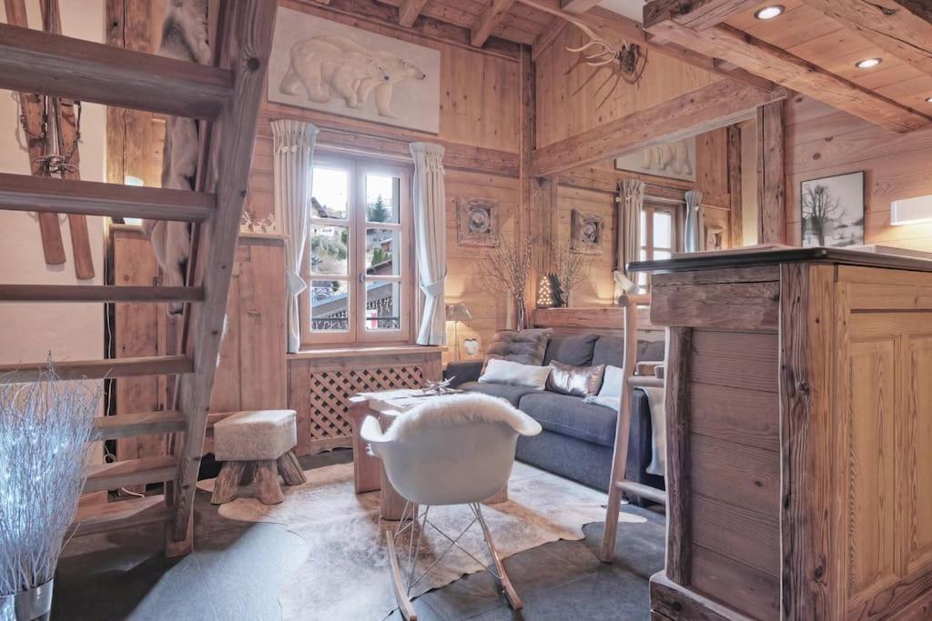 Apartament Duplex Chaleureux Au Coeur De Megeve 2 P Zewnętrze zdjęcie